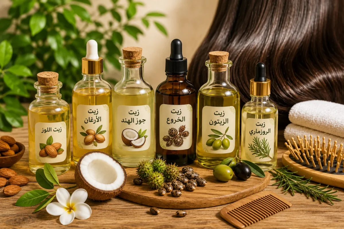 زيوت طبيعية للشعر