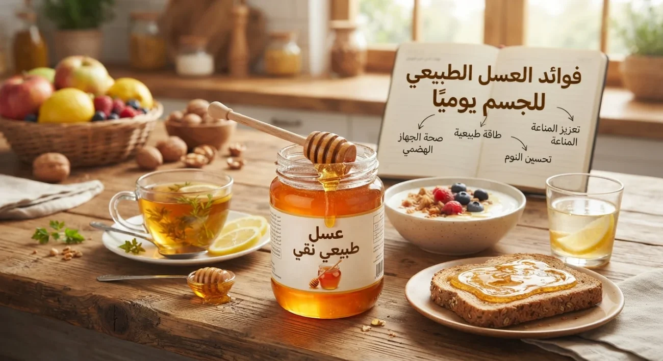 فوائد العسل الطبيعي للجسم يوميًا