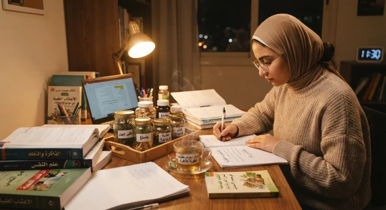 أفضل أعشاب طبيعية لتحسين الذاكرة قبل الامتحانات