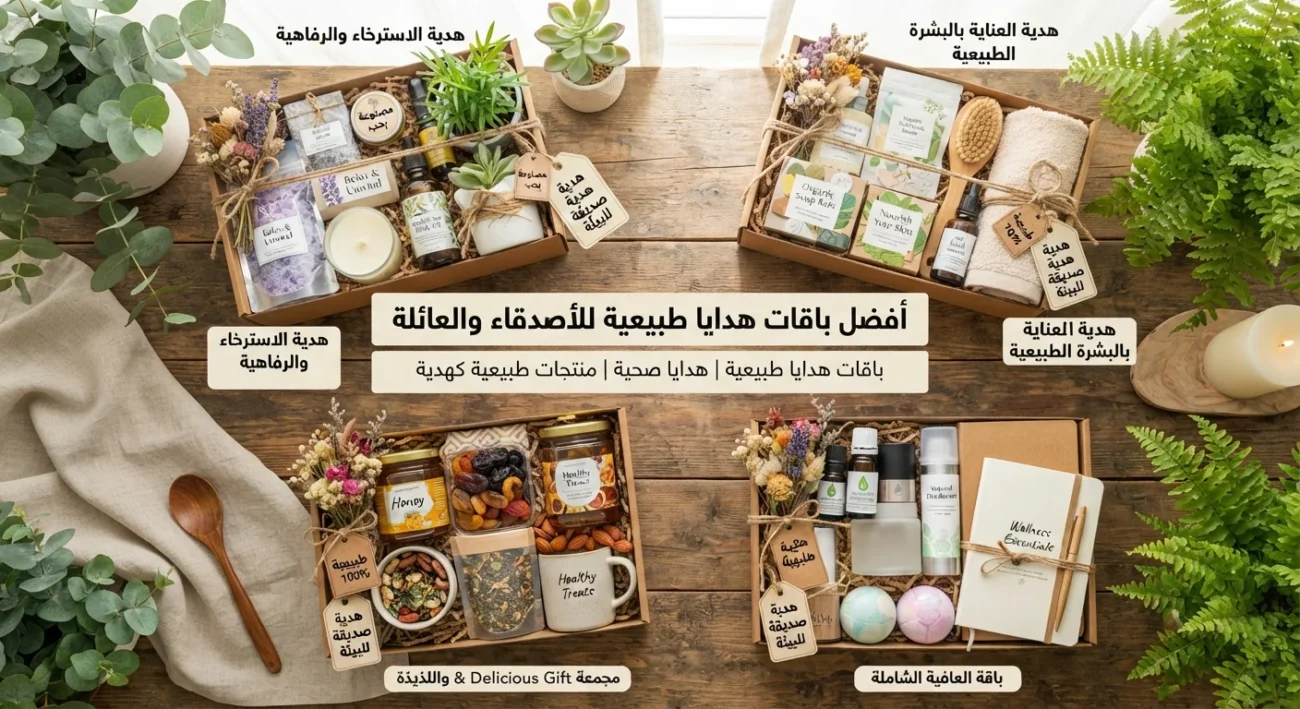 أفضل باقات هدايا طبيعية للأصدقاء والعائلة