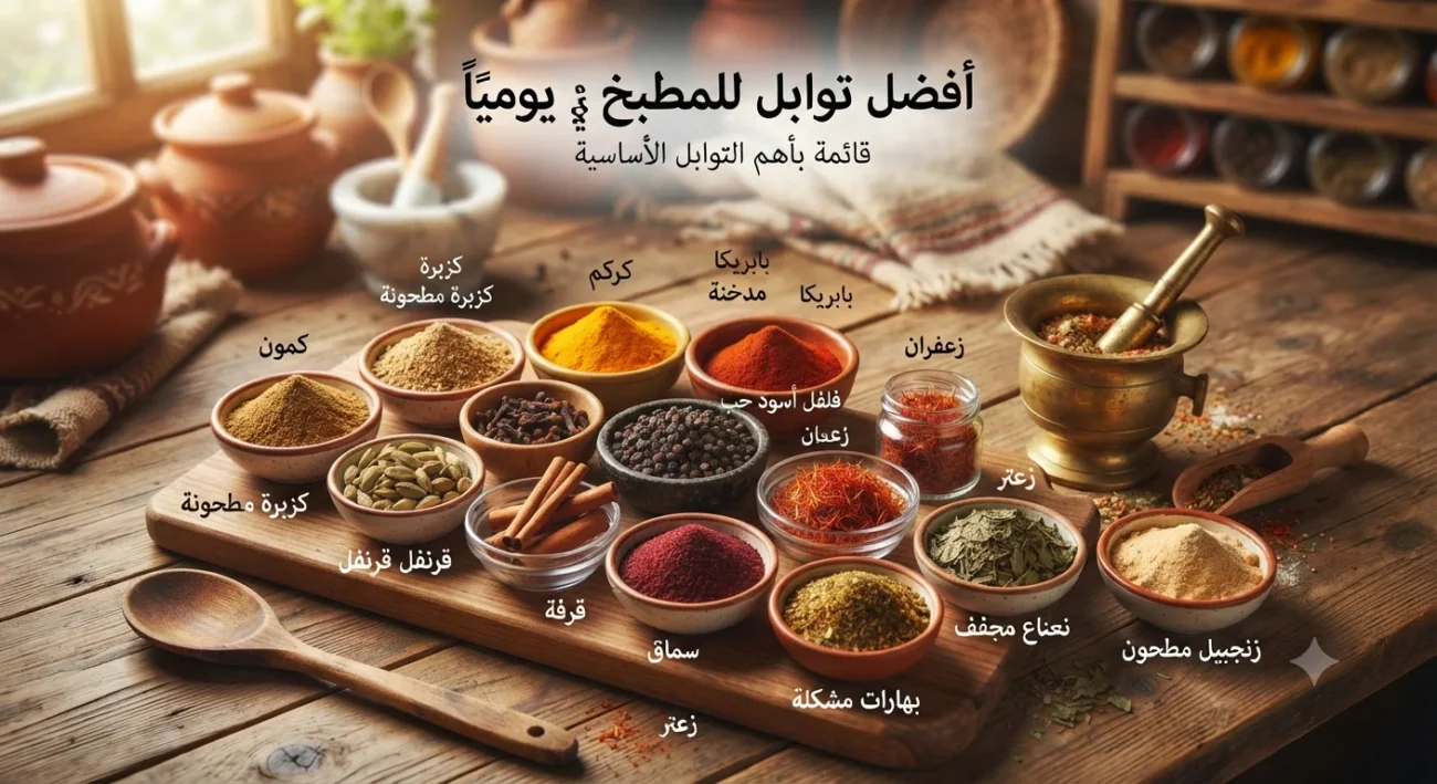 أفضل توابل للمطبخ العربي يوميًا