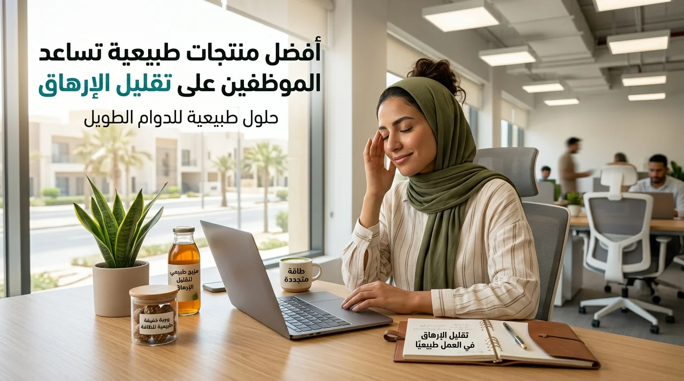 أفضل منتجات طبيعية تساعد الموظفين على تقليل الإرهاق