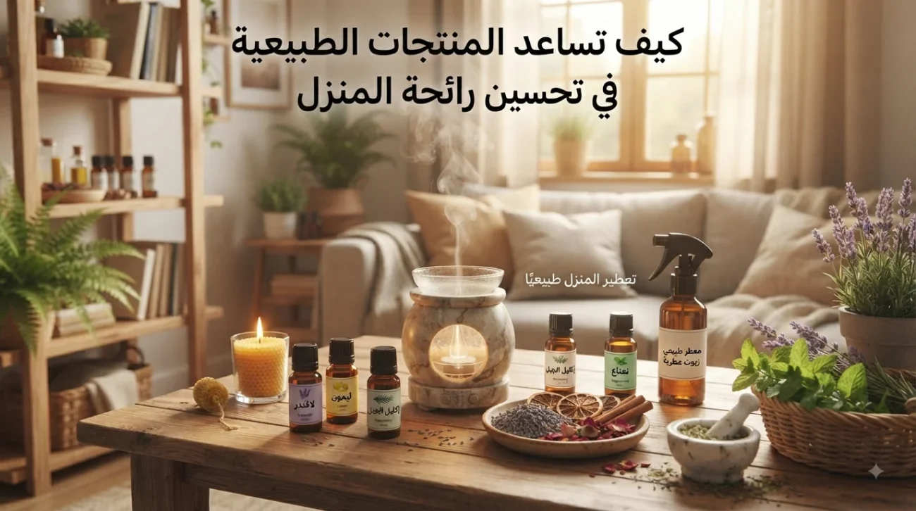 كيف تساعد المنتجات الطبيعية في تحسين رائحة المنزل؟
