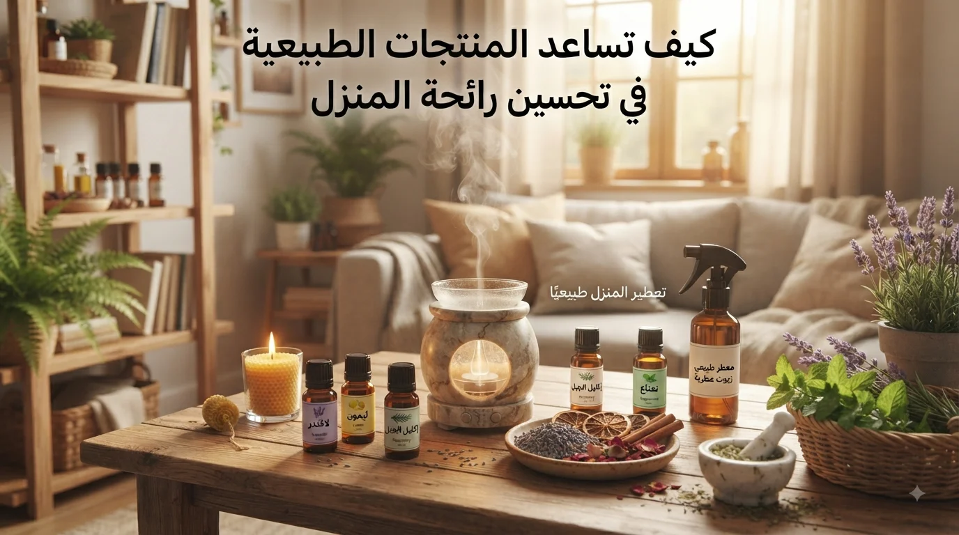 كيف تساعد المنتجات الطبيعية في تحسين رائحة المنزل؟