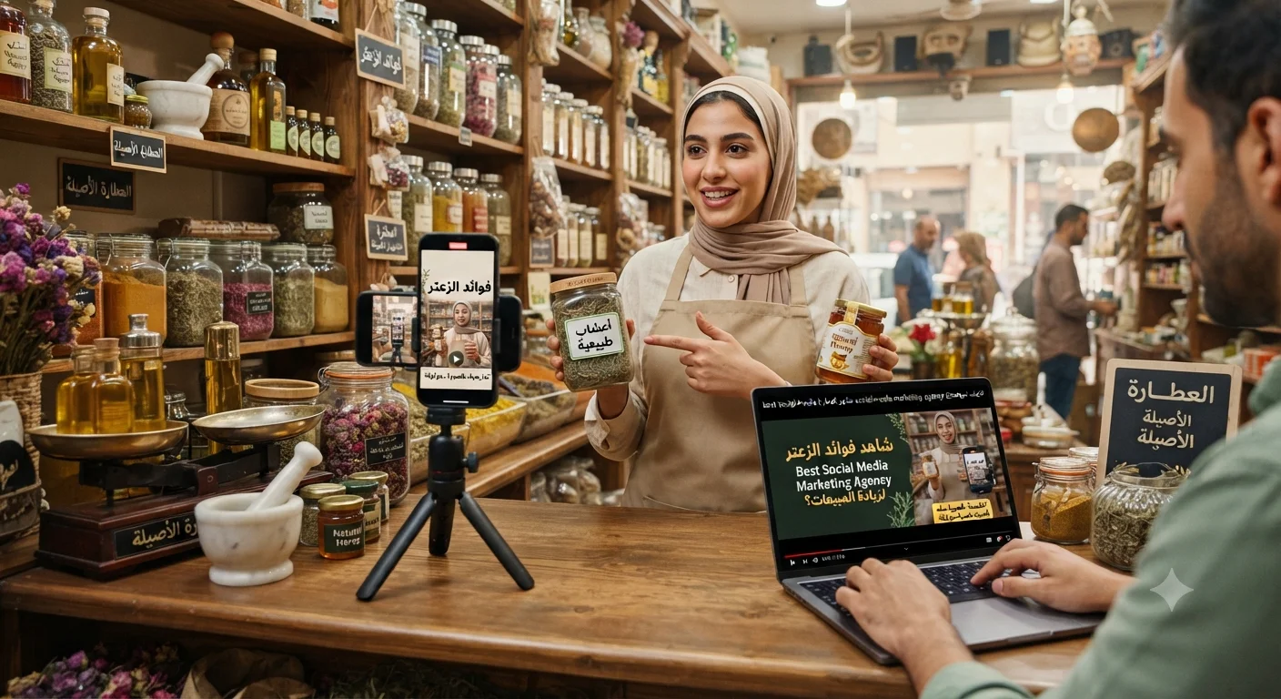 كيف تستفيد متاجر العطارة من best social media marketing agency لزيادة المبيعات؟