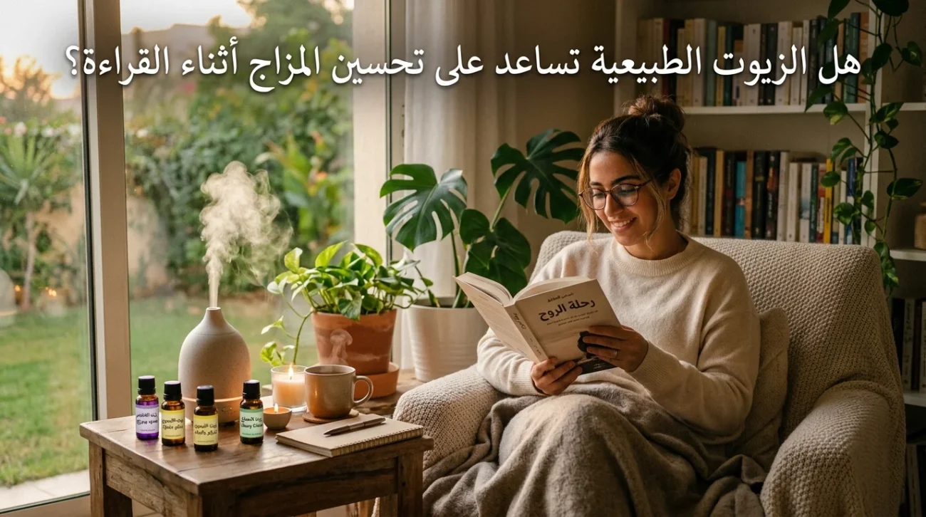 هل الزيوت الطبيعية تساعد على تحسين المزاج أثناء القراءة؟